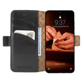 Bouletta Samsung Galaxy S24 Ultra BookCase - Rustic Black