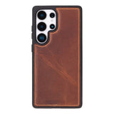 Samsung Galaxy S25 Ultra Leren BookCase  Uitneembaar met 7 Kaarthouders