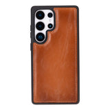 Samsung Galaxy S25 Ultra Leren BookCase  Uitneembaar met 7 Kaarthouders