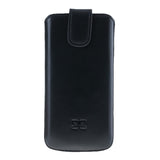 Samsung Galaxy S25 & S24 Leren Sleeve met Kaarthouder Handgemaakt