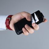 Samsung Galaxy S25 & S24 Leren Sleeve met Kaarthouder Handgemaakt