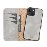 Bouletta iPhone 14 Uitneembare BookCase - Future Grey