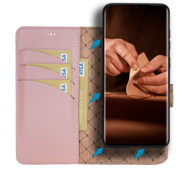 Samsung Galaxy S20 - Uitneembare BookCase - Nude Pink