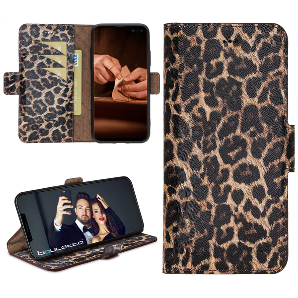 Bouletta - Samsung Galaxy S10 Plus BookCase - Smooth Leopard