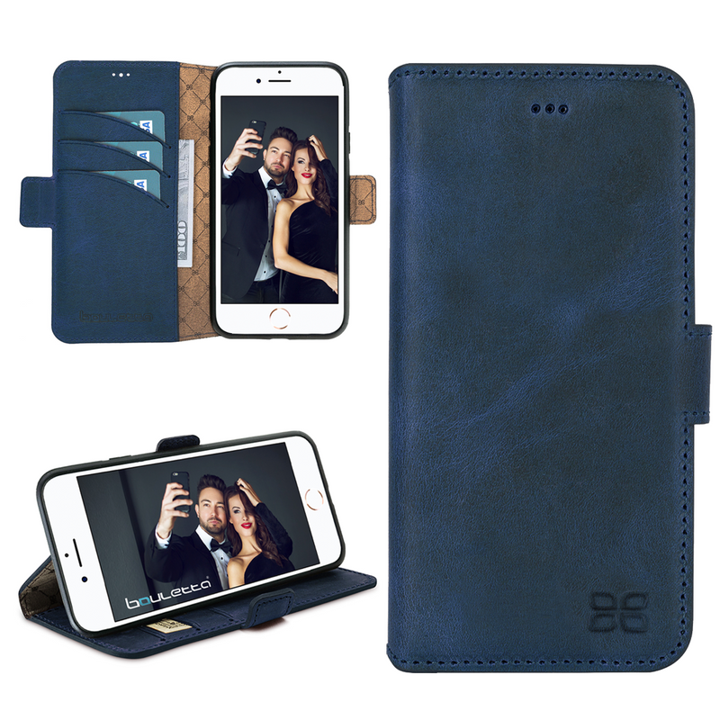 Bouletta - iPhone 7/8 & SE (2020) - BookCase - Antic Blue
