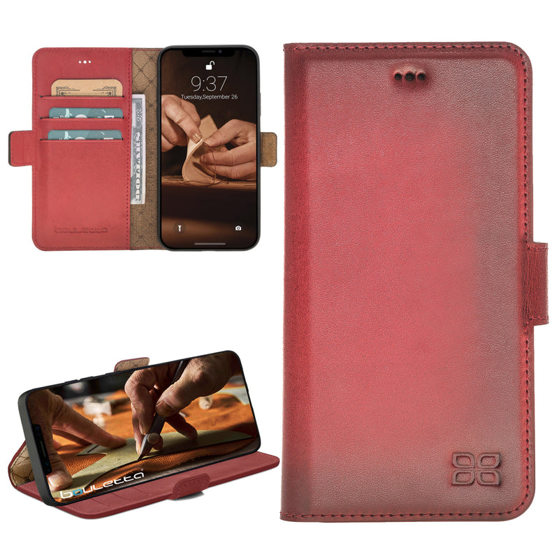 Bouletta - iPhone 12 mini - BookCase - Burned Red