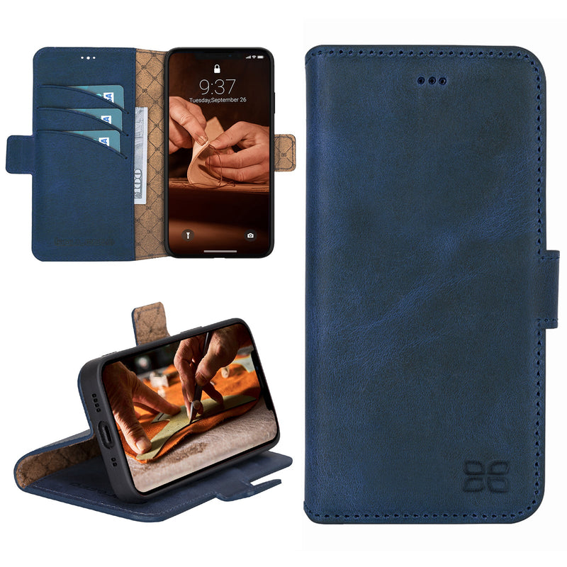 Bouletta iPhone 14 Plus BookCase - Antic Blue