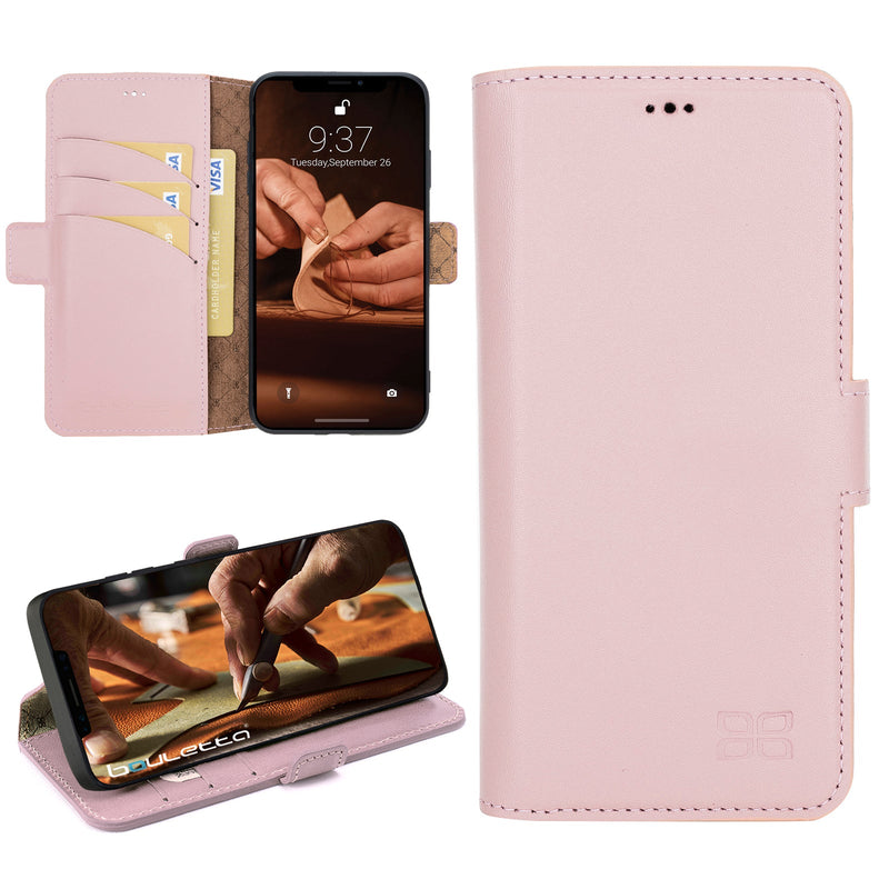 Bouletta iPhone 14 Pro Max BookCase - Nude Pink