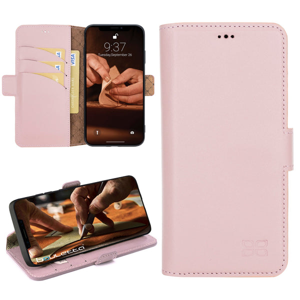 Bouletta iPhone 14 BookCase - Nude Pink
