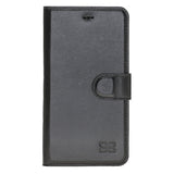 Bouletta - iPhone 11 Pro Max - Uitneembare BookCase - Rustic Black
