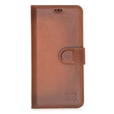 Bouletta - iPhone 12 Pro Max - Uitneembare BookCase - Burned Cognac