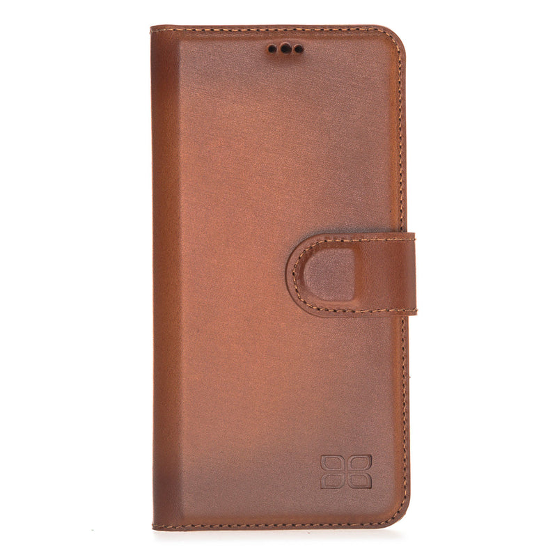 Bouletta - iPhone 12 Pro Max - Uitneembare BookCase - Burned Cognac