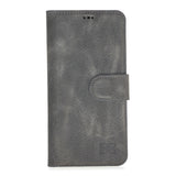 Bouletta - iPhone 12 mini - Uitneembare BookCase - Marble Grey