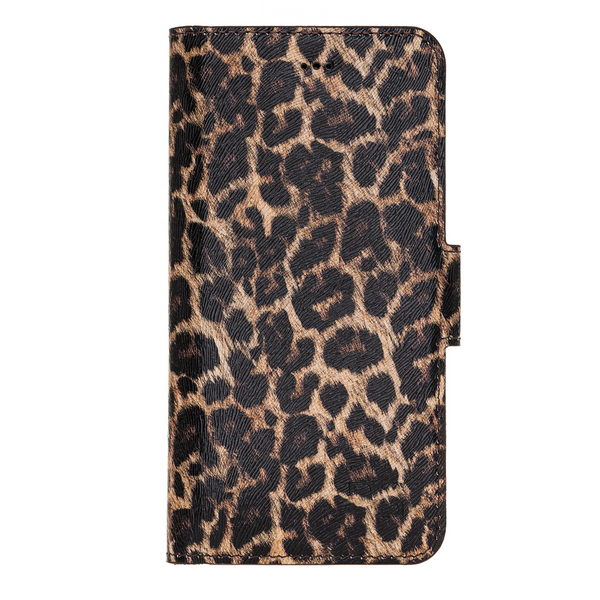 Bouletta - iPhone 12 (Pro) - BookCase - Smooth Leopard
