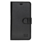 Bouletta - iPhone 13 mini - Uitneembare BookCase - Rustic Black