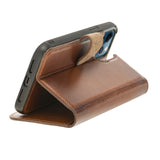 Bouletta - iPhone 12 Pro Max - Uitneembare BookCase - Burned Cognac