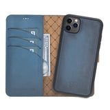 Bouletta - iPhone 11 Pro Max - Uitneembare BookCase - Midnight Blue