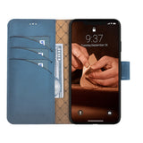 Bouletta - iPhone 12 (Pro) - Uitneembare WalletCase - Midnight Blue