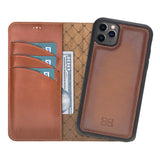 Bouletta - iPhone 11 Pro Max - Uitneembare BookCase - Burned Cognac