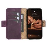 Bouletta - iPhone 12 Pro Max - BookCase - Antique Purple