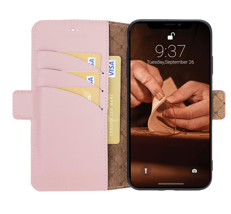 Bouletta - iPhone 13 - BookCase - Nude Pink
