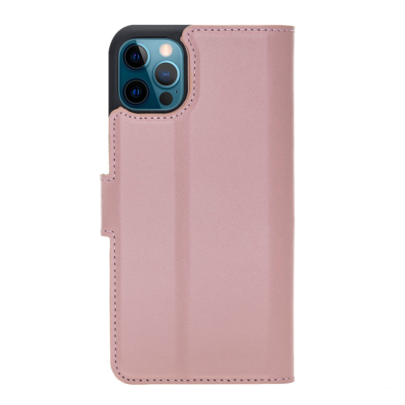 Bouletta iPhone 14 Pro Uitneembare BookCase - Nude Pink