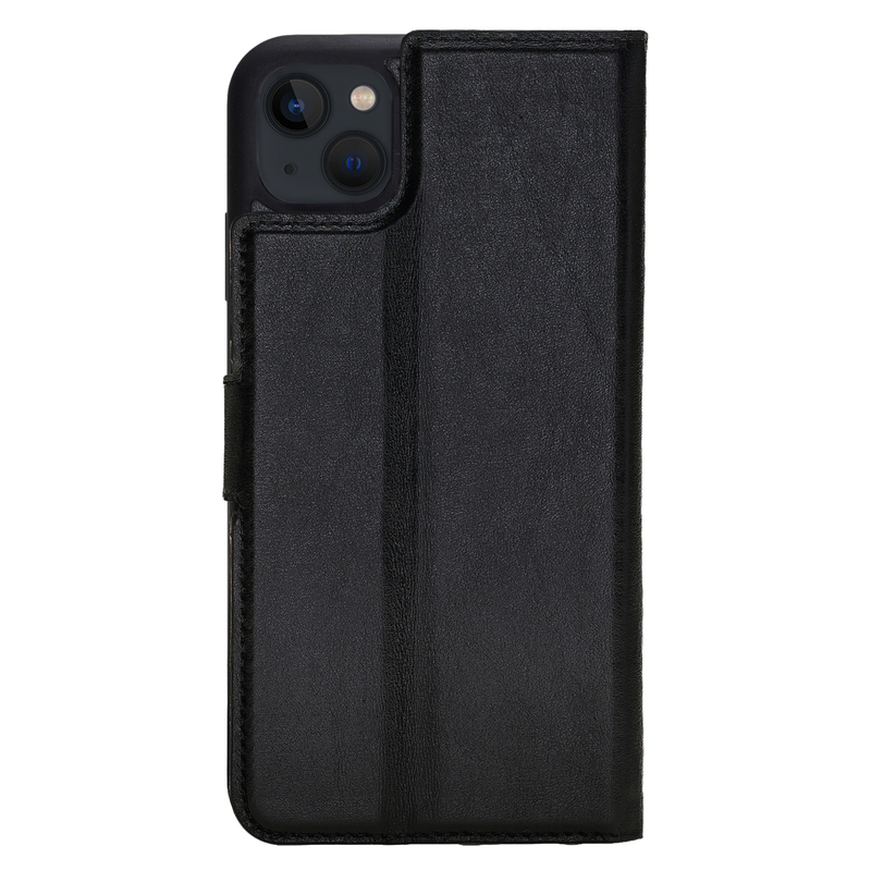 Bouletta - iPhone 13 mini - Uitneembare BookCase - Rustic Black