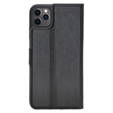 Bouletta - iPhone 11 Pro Max - Uitneembare BookCase - Rustic Black