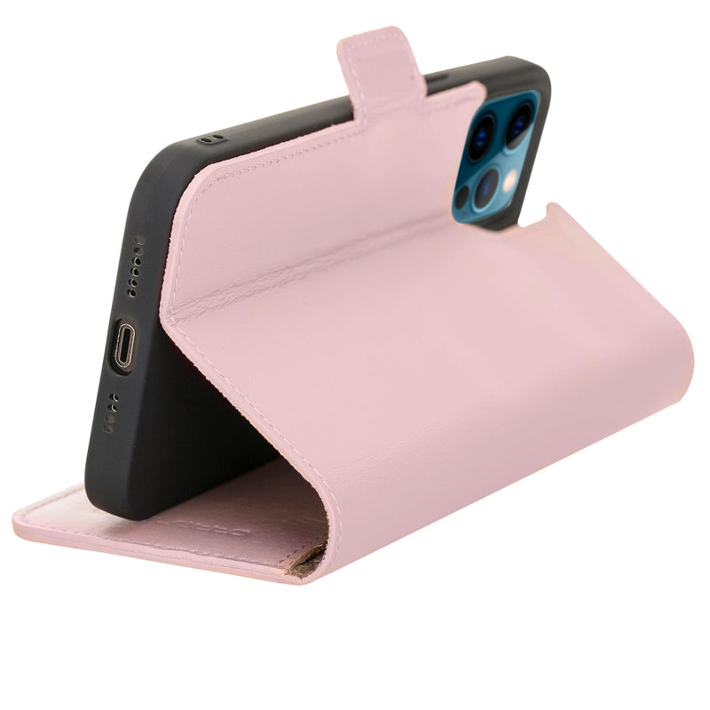 Bouletta iPhone 14 Pro BookCase - Nude Pink