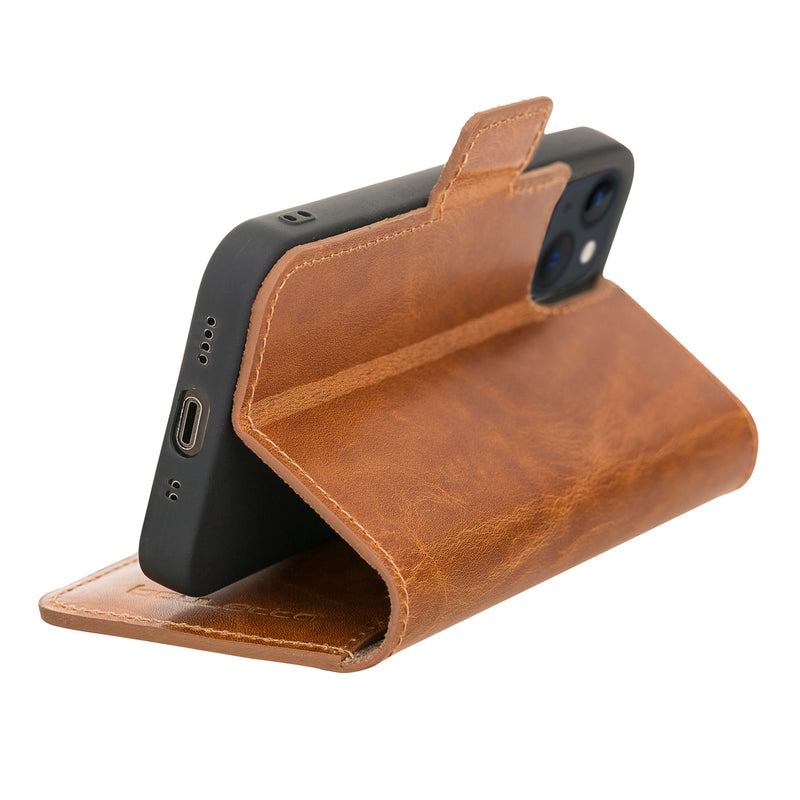 Bouletta - iPhone 13 - BookCase - Vegetal Tan