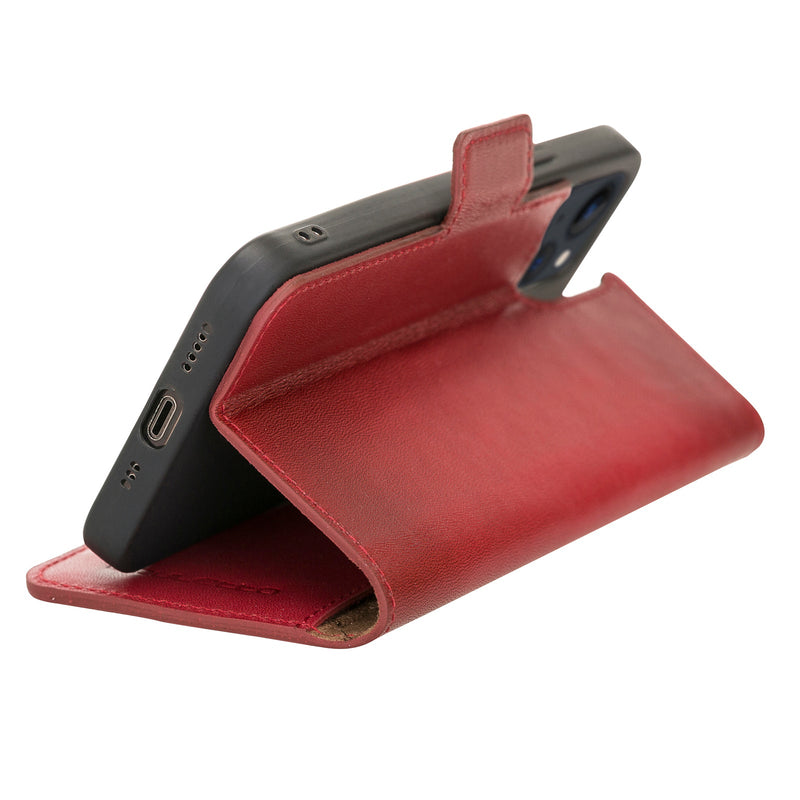 Bouletta iPhone 14 BookCase - Burned Red