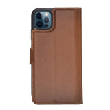 Bouletta - iPhone 12 Pro Max - Uitneembare BookCase - Burned Cognac