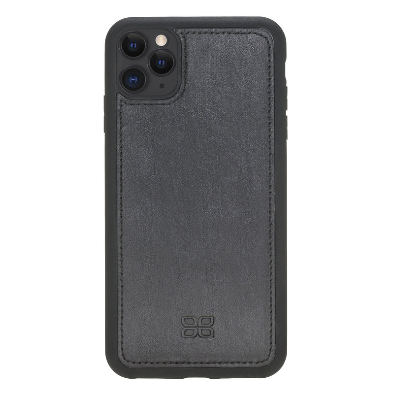 Bouletta - iPhone 11 Pro Max - Uitneembare BookCase - Rustic Black