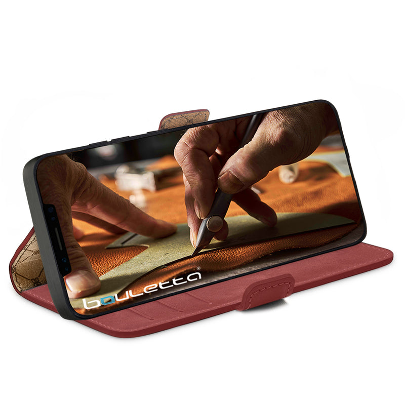 Bouletta - iPhone 12 Pro Max - BookCase - Burned Red