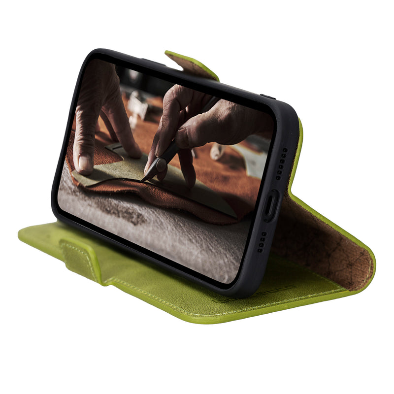 Bouletta iPhone 14 Plus BookCase - Andalusian Green