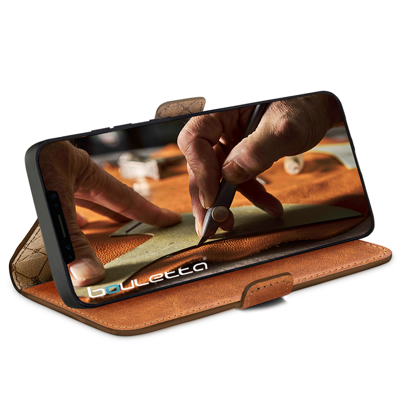 Bouletta - iPhone 13 - BookCase - Vegetal Tan
