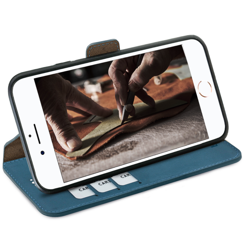 Bouletta iPhone 7/8 & SE (2020/2022) Uitneembare BookCase - Midnight Blue