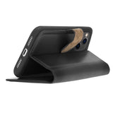 Bouletta - iPhone 11 Pro Max - Uitneembare BookCase - Rustic Black