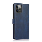 Perfeqt iPhone 14 Pro Max Uitneembare PU leder hoesje met koord - Antic Blue