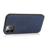 Perfeqt iPhone 14 Pro Max Uitneembare PU leder hoesje met koord - Antic Blue