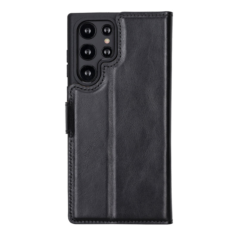 Bouletta Samsung Galaxy S23 Ultra BookCase - Rustic Black