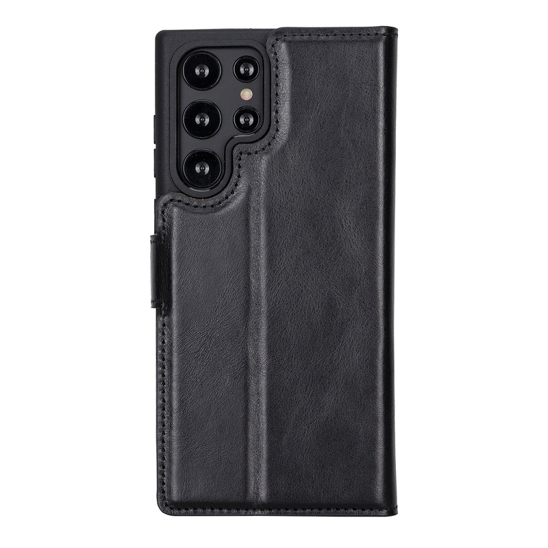Bouletta Samsung Galaxy S22 Ultra BookCase - Rustic Black