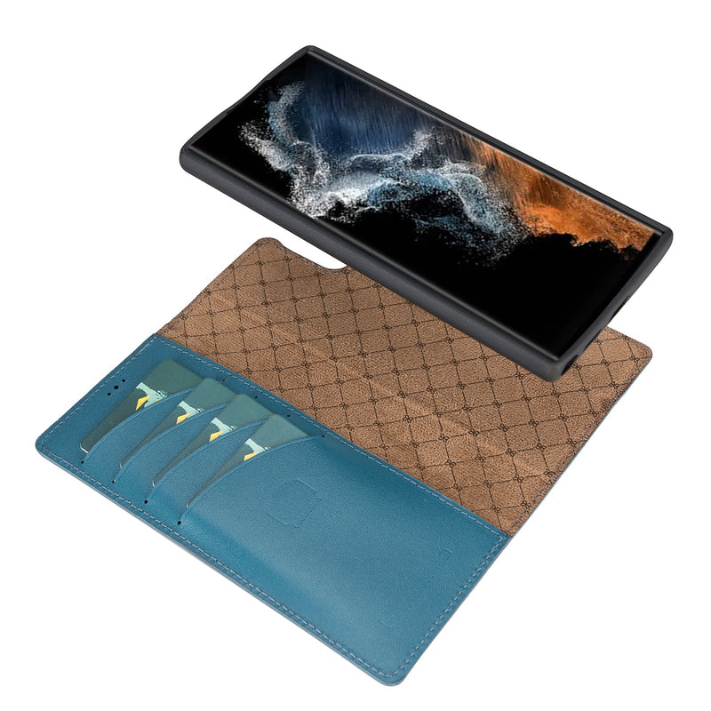 Bouletta Samsung Galaxy S23 Ultra Uitneembare BookCase - Midnight Blue