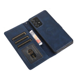 Perfeqt Samsung A53 Uitneembare PU leder hoesje met koord - Antic Blue