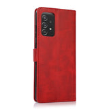 Perfeqt Samsung A53 Uitneembare PU leder hoesje met koord - Red Shade