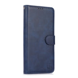Perfeqt iPhone 14 Uitneembare PU leder hoesje met koord - Antic Blue