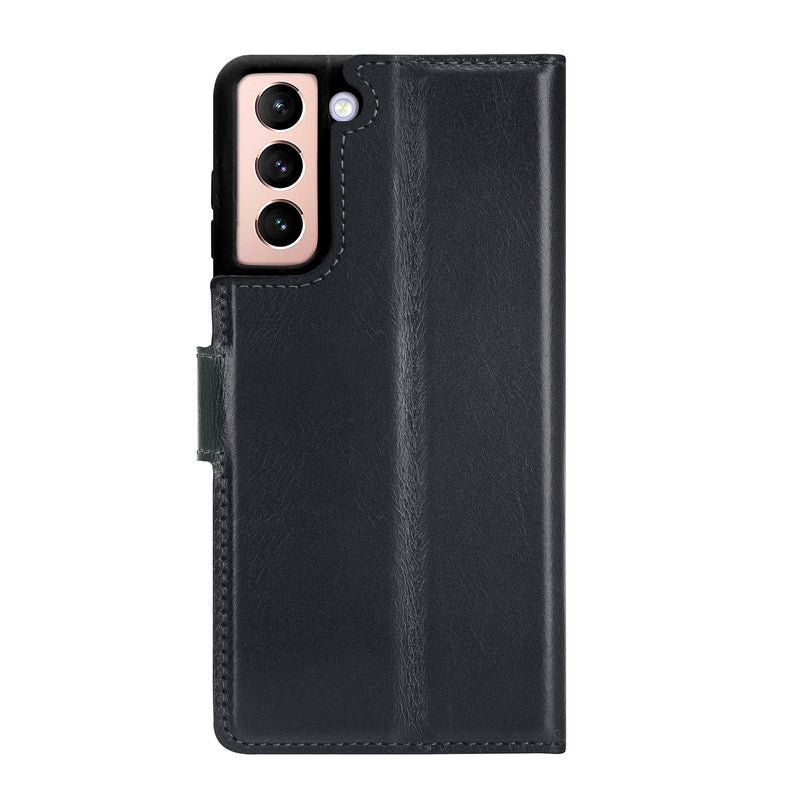 Bouletta Samsung Galaxy S23 Uitneembare BookCase - Rustic Black