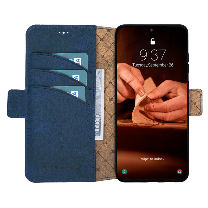 Samsung Galaxy S20 - BookCase - Antic Blue