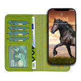 Pulledro iPhone 14 Pro Max Uitneembare BookCase - Ɠold Ɠreen
