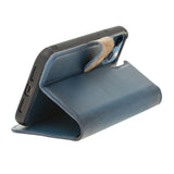 Bouletta - iPhone 12 (Pro) - Uitneembare WalletCase - Midnight Blue